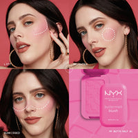 NYX PROFESSIONAL MAKEUP Buttermelt Powder Blush, Fade and Transfer - Resistant Blush, Up to 12HR Make Up Wear, Vegan Formula - Butta Together - 7DAY'S