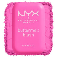 NYX PROFESSIONAL MAKEUP Buttermelt Powder Blush, Fade and Transfer - Resistant Blush, Up to 12HR Make Up Wear, Vegan Formula - Butta Together - 7DAY'S