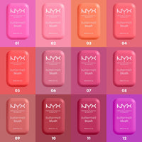 NYX PROFESSIONAL MAKEUP Buttermelt Powder Blush, Fade and Transfer - Resistant Blush, Up to 12HR Make Up Wear, Vegan Formula - Butta Together - 7DAY'S