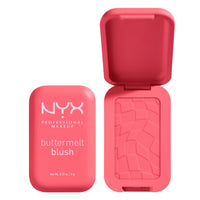 NYX PROFESSIONAL MAKEUP Buttermelt Powder Blush, Fade and Transfer - Resistant Blush, Up to 12HR Make Up Wear, Vegan Formula - Butta Together - 7DAY'S