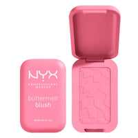 NYX PROFESSIONAL MAKEUP Buttermelt Powder Blush, Fade and Transfer - Resistant Blush, Up to 12HR Make Up Wear, Vegan Formula - Butta Together - 7DAY'S