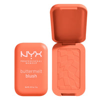 NYX PROFESSIONAL MAKEUP Buttermelt Powder Blush, Fade and Transfer - Resistant Blush, Up to 12HR Make Up Wear, Vegan Formula - Butta Together - 7DAY'S