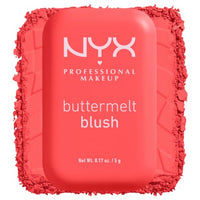 NYX PROFESSIONAL MAKEUP Buttermelt Powder Blush, Fade and Transfer - Resistant Blush, Up to 12HR Make Up Wear, Vegan Formula - Butta Together - 7DAY'S