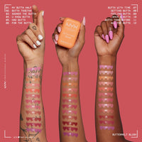 NYX PROFESSIONAL MAKEUP Buttermelt Powder Blush, Fade and Transfer - Resistant Blush, Up to 12HR Make Up Wear, Vegan Formula - Butta Together - 7DAY'S