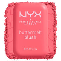 NYX PROFESSIONAL MAKEUP Buttermelt Powder Blush, Fade and Transfer - Resistant Blush, Up to 12HR Make Up Wear, Vegan Formula - Butta Together - 7DAY'S