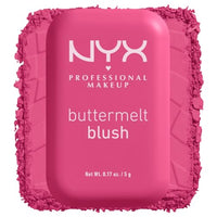 NYX PROFESSIONAL MAKEUP Buttermelt Powder Blush, Fade and Transfer - Resistant Blush, Up to 12HR Make Up Wear, Vegan Formula - Butta Together - 7DAY'S