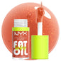 NYX PROFESSIONAL MAKEUP Fat Oil Lip Drip, Moisturizing Lip Oil Gloss, Vegan Tinted Formula, Up to 12 HR Hydration - Missed Call (Sheer Pink) - 7DAY'S