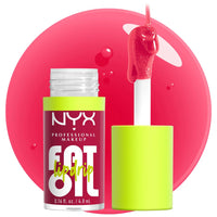 NYX PROFESSIONAL MAKEUP Fat Oil Lip Drip, Moisturizing Lip Oil Gloss, Vegan Tinted Formula, Up to 12 HR Hydration - Missed Call (Sheer Pink) - 7DAY'S