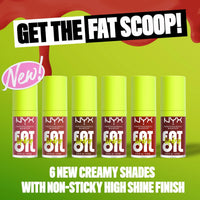 NYX PROFESSIONAL MAKEUP Fat Oil Lip Drip, Moisturizing Lip Oil Gloss, Vegan Tinted Formula, Up to 12 HR Hydration - Missed Call (Sheer Pink) - 7DAY'S