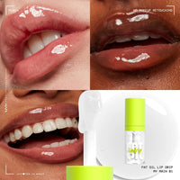 NYX PROFESSIONAL MAKEUP Fat Oil Lip Drip, Moisturizing Lip Oil Gloss, Vegan Tinted Formula, Up to 12 HR Hydration - Missed Call (Sheer Pink) - 7DAY'S