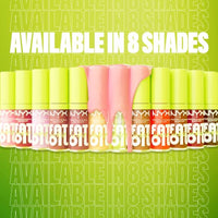 NYX PROFESSIONAL MAKEUP Fat Oil Lip Drip, Moisturizing Lip Oil Gloss, Vegan Tinted Formula, Up to 12 HR Hydration - Missed Call (Sheer Pink) - 7DAY'S