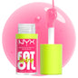 NYX PROFESSIONAL MAKEUP Fat Oil Lip Drip, Moisturizing Lip Oil Gloss, Vegan Tinted Formula, Up to 12 HR Hydration - Missed Call (Sheer Pink) - 7DAY'S