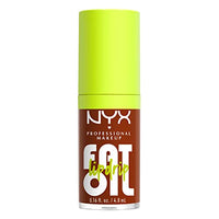 NYX PROFESSIONAL MAKEUP Fat Oil Lip Drip, Moisturizing Lip Oil Gloss, Vegan Tinted Formula, Up to 12 HR Hydration - Missed Call (Sheer Pink) - 7DAY'S