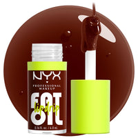 NYX PROFESSIONAL MAKEUP Fat Oil Lip Drip, Moisturizing Lip Oil Gloss, Vegan Tinted Formula, Up to 12 HR Hydration - Missed Call (Sheer Pink) - 7DAY'S