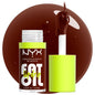 NYX PROFESSIONAL MAKEUP Fat Oil Lip Drip, Moisturizing Lip Oil Gloss, Vegan Tinted Formula, Up to 12 HR Hydration - Missed Call (Sheer Pink) - 7DAY'S