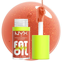 NYX PROFESSIONAL MAKEUP Fat Oil Lip Drip, Moisturizing Lip Oil Gloss, Vegan Tinted Formula, Up to 12 HR Hydration - Missed Call (Sheer Pink) - 7DAY'S