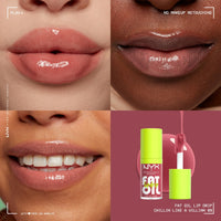 NYX PROFESSIONAL MAKEUP Fat Oil Lip Drip, Moisturizing Lip Oil Gloss, Vegan Tinted Formula, Up to 12 HR Hydration - Missed Call (Sheer Pink) - 7DAY'S