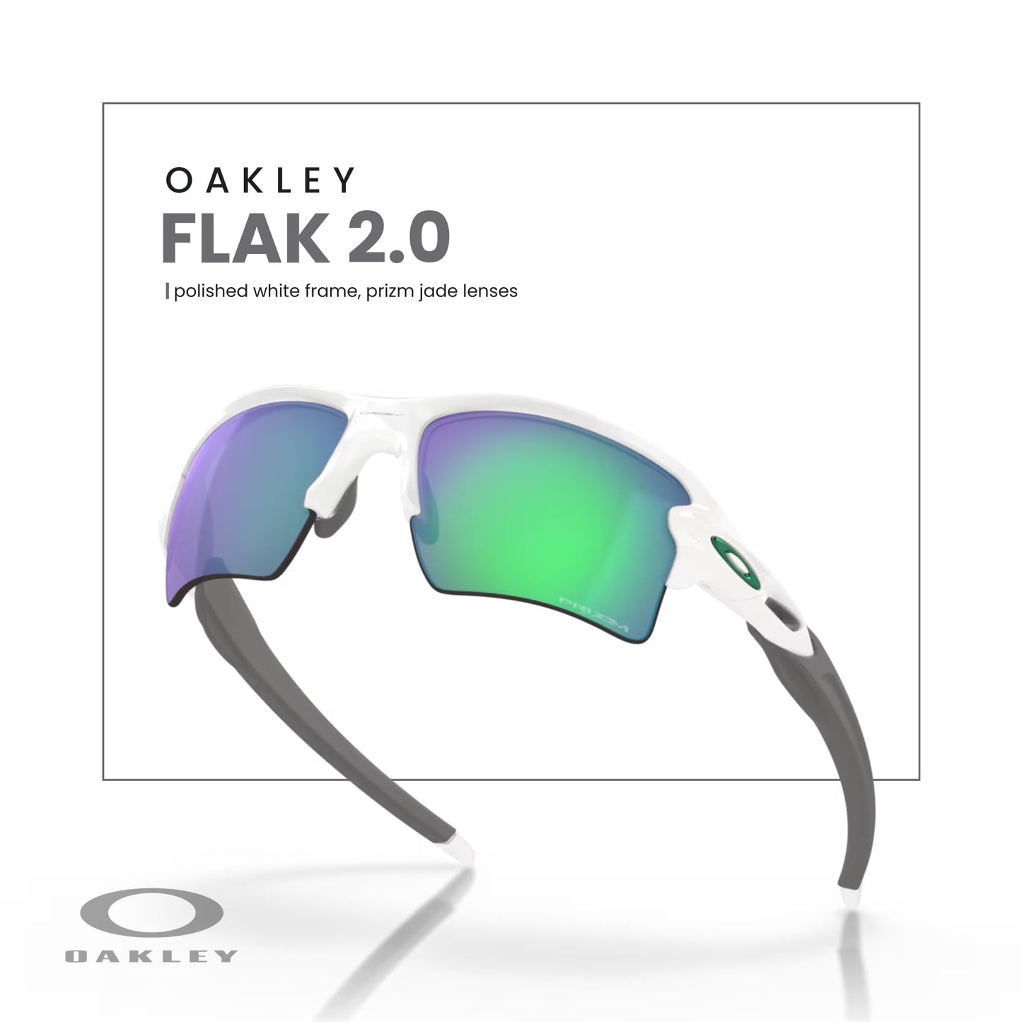 Oakley Flak 2.0 XL OO9188 Rectangle Sunglasses For Men + BUNDLE Leash + Designer iWear Care Kit - 7DAY'S