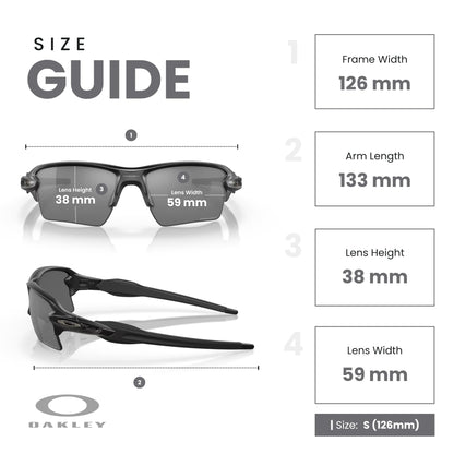Oakley Flak 2.0 XL OO9188 Rectangle Sunglasses For Men + BUNDLE Leash + Designer iWear Care Kit - 7DAY'S
