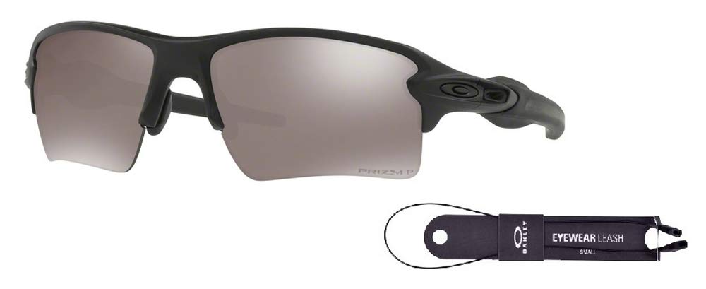 Oakley Flak 2.0 XL OO9188 Rectangle Sunglasses For Men + BUNDLE Leash + Designer iWear Care Kit - 7DAY'S