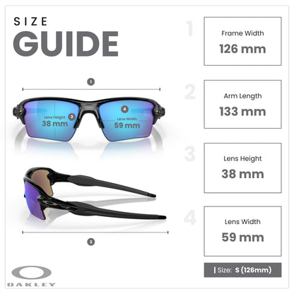 Oakley Flak 2.0 XL OO9188 Rectangle Sunglasses For Men + BUNDLE Leash + Designer iWear Care Kit - 7DAY'S