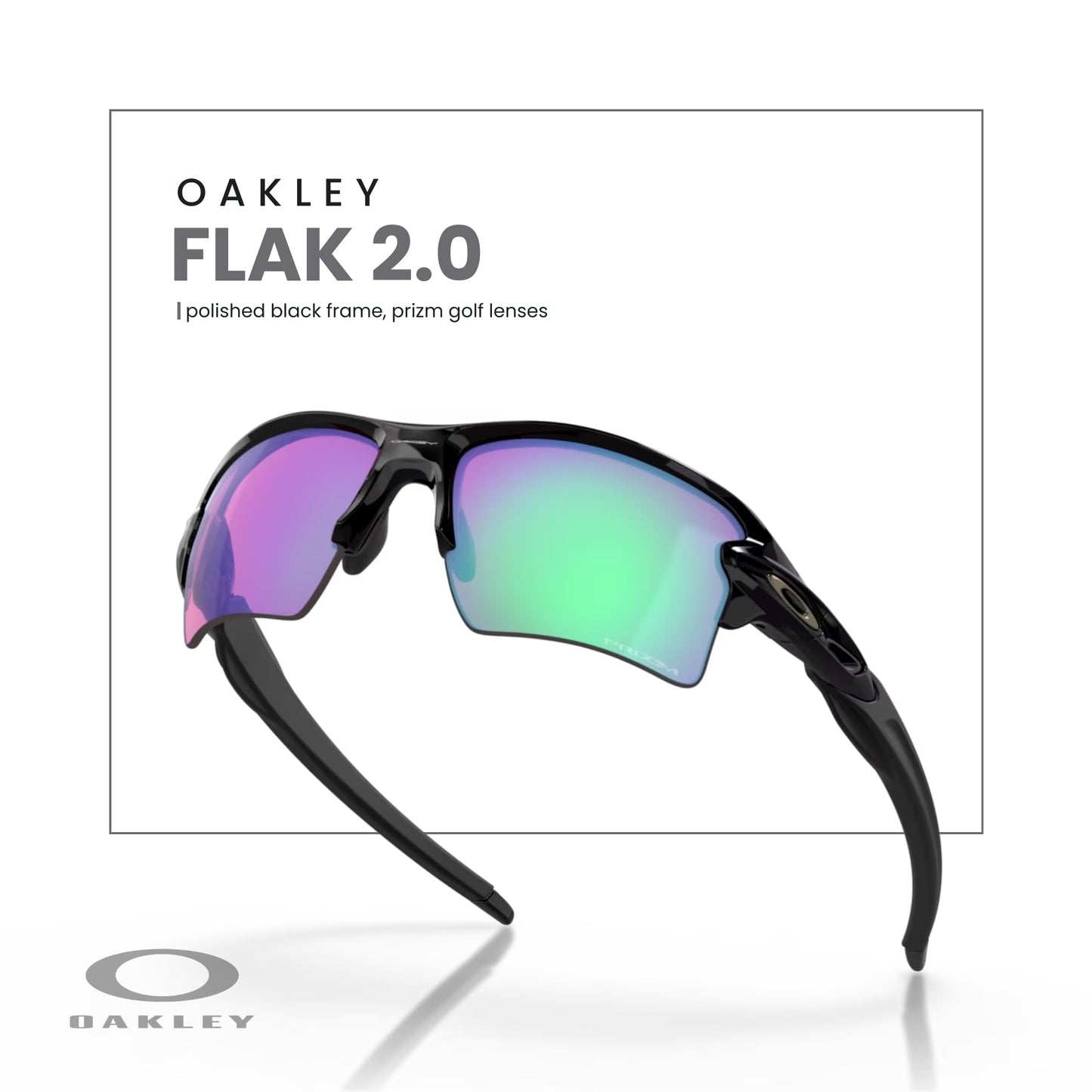 Oakley Flak 2.0 XL OO9188 Rectangle Sunglasses For Men + BUNDLE Leash + Designer iWear Care Kit - 7DAY'S