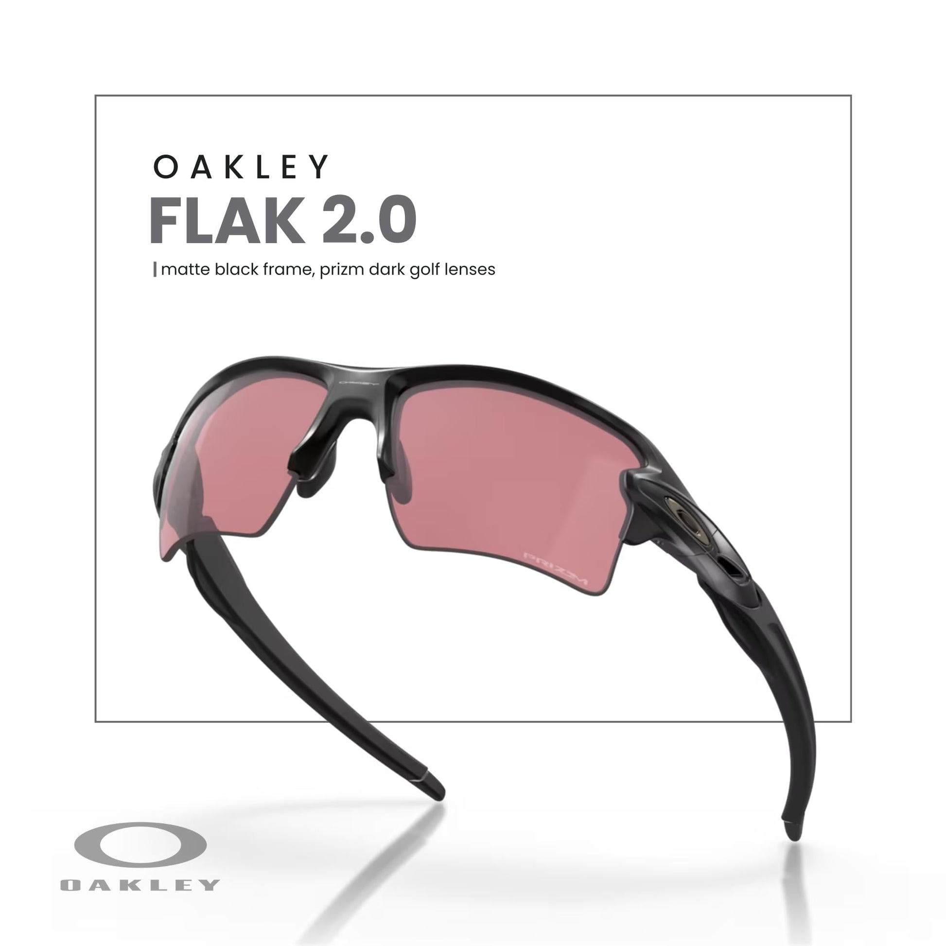 Oakley Flak 2.0 XL OO9188 Rectangle Sunglasses For Men + BUNDLE Leash + Designer iWear Care Kit - 7DAY'S