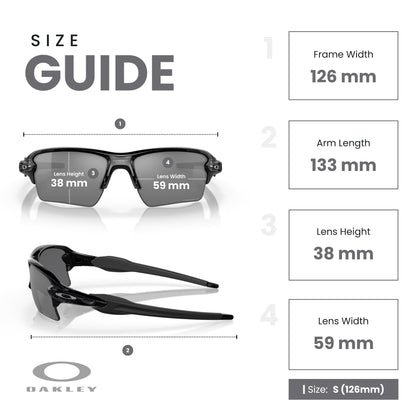 Oakley Flak 2.0 XL OO9188 Rectangle Sunglasses For Men + BUNDLE Leash + Designer iWear Care Kit - 7DAY'S