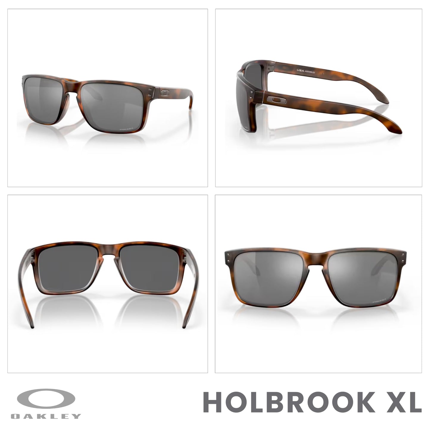 Oakley Holbrook XL OO9417 Square Sunglasses For Men+ BUNDLE Leash +Designer iWear Care Kit - 7DAY'S