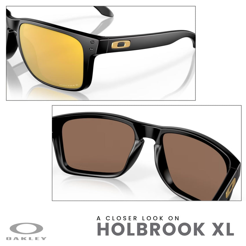 Oakley Holbrook XL OO9417 Square Sunglasses For Men+ BUNDLE Leash +Designer iWear Care Kit - 7DAY'S