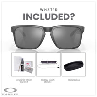 Oakley Holbrook XL OO9417 Square Sunglasses For Men+ BUNDLE Leash +Designer iWear Care Kit - 7DAY'S