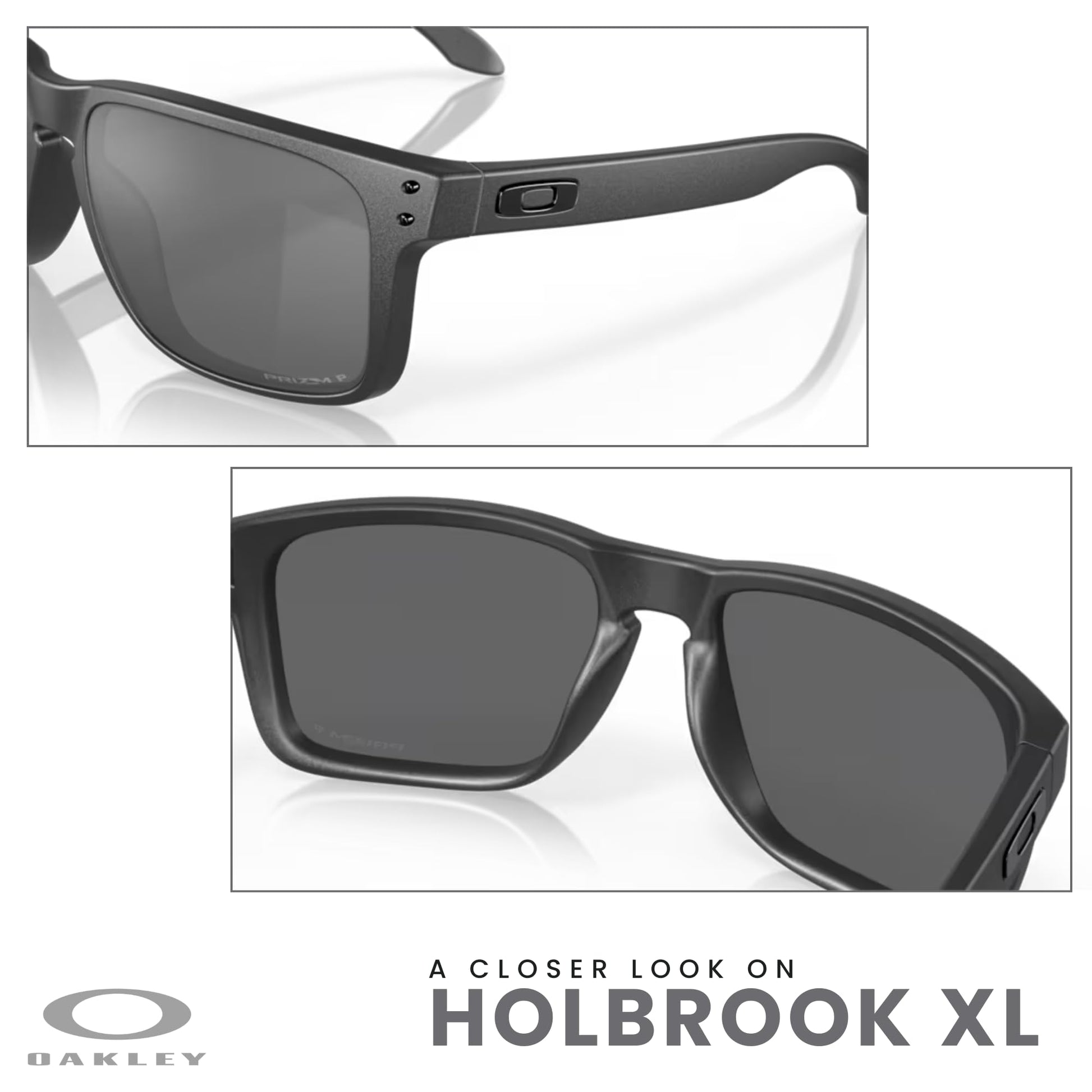 Oakley Holbrook XL OO9417 Square Sunglasses For Men+ BUNDLE Leash +Designer iWear Care Kit - 7DAY'S