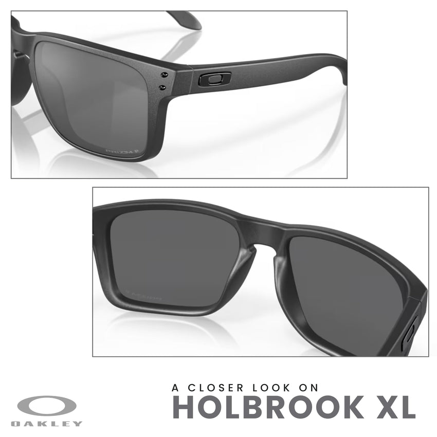 Oakley Holbrook XL OO9417 Square Sunglasses For Men+ BUNDLE Leash +Designer iWear Care Kit - 7DAY'S