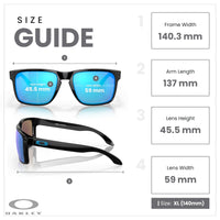 Oakley Holbrook XL OO9417 Square Sunglasses For Men+ BUNDLE Leash +Designer iWear Care Kit - 7DAY'S