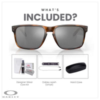 Oakley Holbrook XL OO9417 Square Sunglasses For Men+ BUNDLE Leash +Designer iWear Care Kit - 7DAY'S