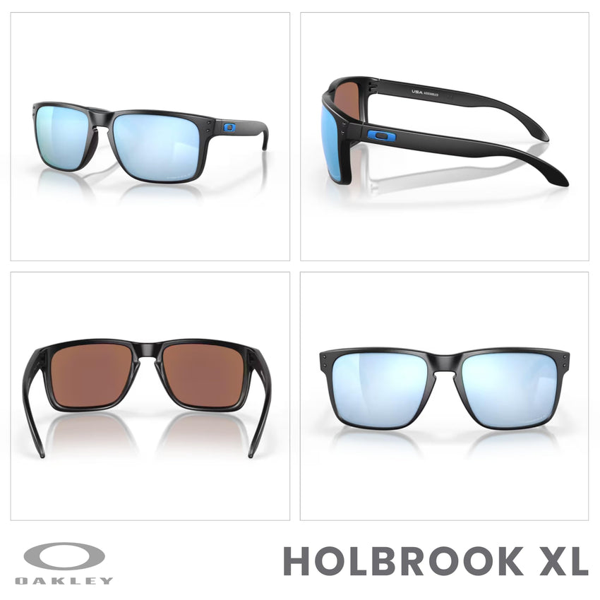 Oakley Holbrook XL OO9417 Square Sunglasses For Men+ BUNDLE Leash +Designer iWear Care Kit - 7DAY'S