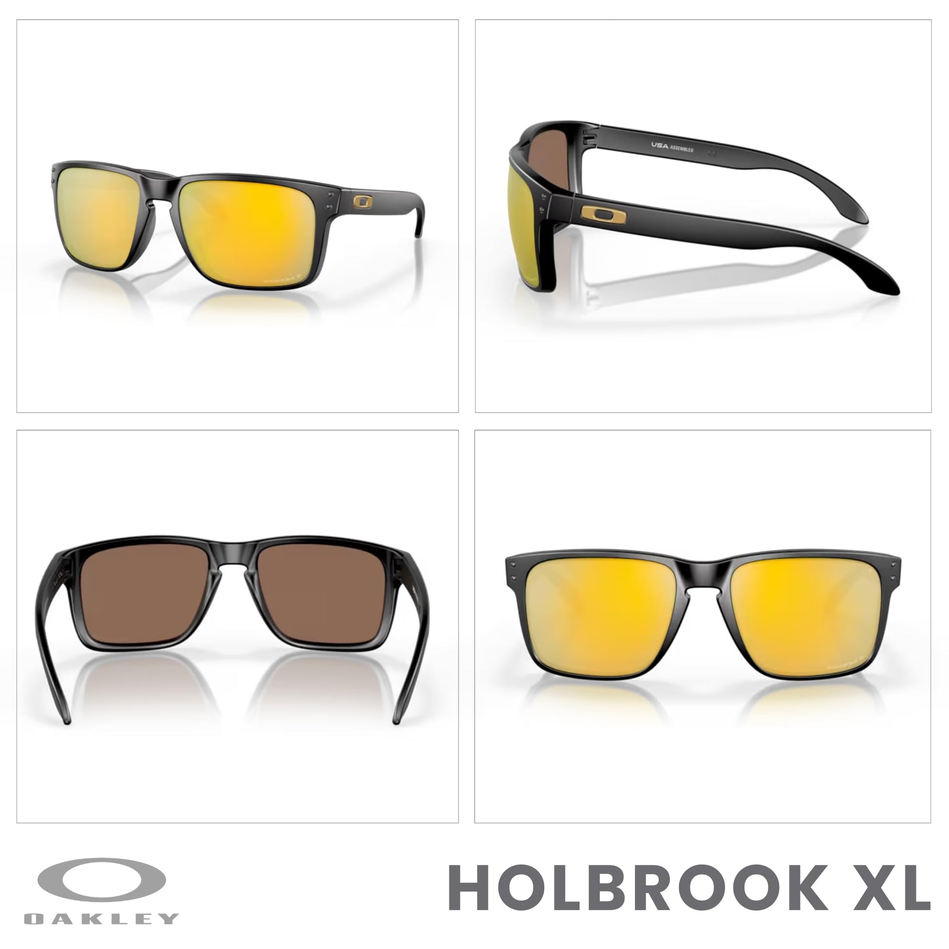 Oakley Holbrook XL OO9417 Square Sunglasses For Men+ BUNDLE Leash +Designer iWear Care Kit - 7DAY'S