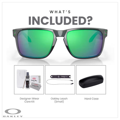 Oakley Holbrook XL OO9417 Square Sunglasses For Men+ BUNDLE Leash +Designer iWear Care Kit - 7DAY'S