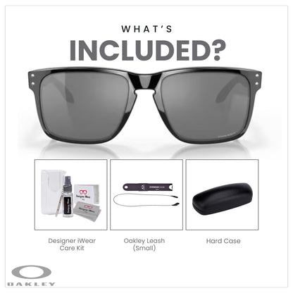 Oakley Holbrook XL OO9417 Square Sunglasses For Men+ BUNDLE Leash +Designer iWear Care Kit - 7DAY'S