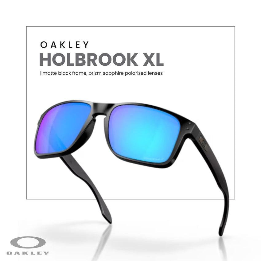 Oakley Holbrook XL OO9417 Square Sunglasses For Men+ BUNDLE Leash +Designer iWear Care Kit - 7DAY'S