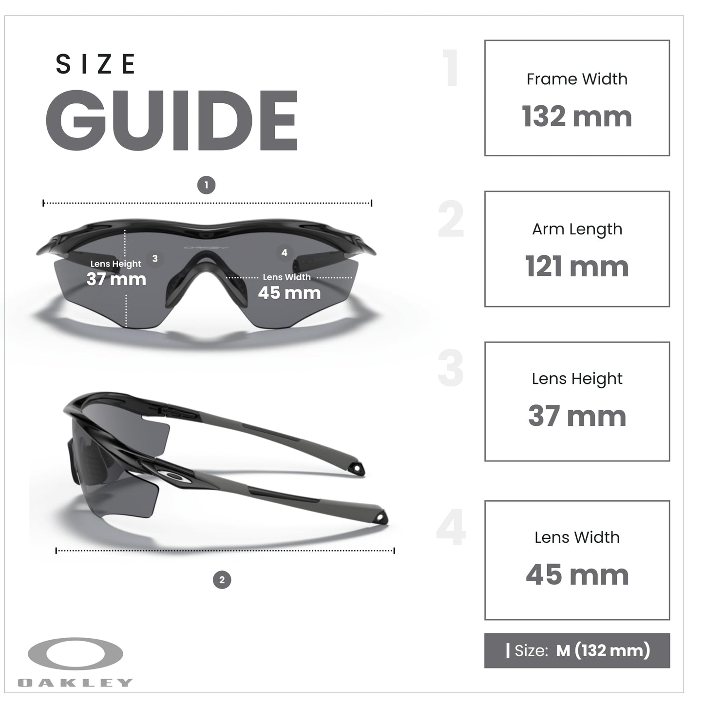 Oakley M2 Frame XL OO9343 Shield Sunglasses for Men + BUNDLE Leash +Designer iWear Care Kit - 7DAY'S