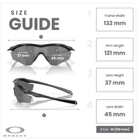 Oakley M2 Frame XL OO9343 Shield Sunglasses for Men + BUNDLE Leash +Designer iWear Care Kit - 7DAY'S