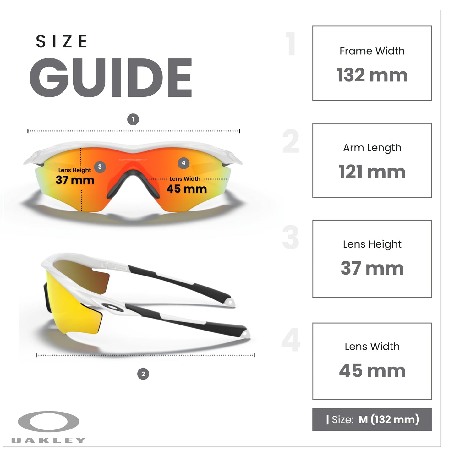 Oakley M2 Frame XL OO9343 Shield Sunglasses for Men + BUNDLE Leash +Designer iWear Care Kit - 7DAY'S