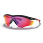 Oakley M2 Frame XL OO9343 Shield Sunglasses for Men + BUNDLE Leash +Designer iWear Care Kit - 7DAY'S