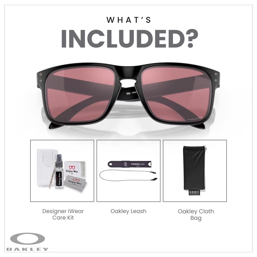 Oakley Square Wire OO4075 Rectangular Sunglasses For Men + BUNDLE Leash + Designer iWear Care Kit - 7DAY'S