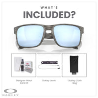 Oakley Square Wire OO4075 Rectangular Sunglasses For Men + BUNDLE Leash + Designer iWear Care Kit - 7DAY'S