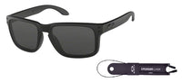 Oakley Square Wire OO4075 Rectangular Sunglasses For Men + BUNDLE Leash + Designer iWear Care Kit - 7DAY'S