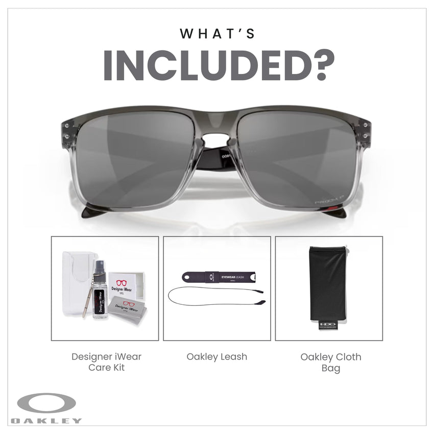 Oakley Square Wire OO4075 Rectangular Sunglasses For Men + BUNDLE Leash + Designer iWear Care Kit - 7DAY'S