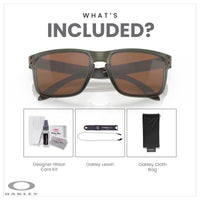 Oakley Square Wire OO4075 Rectangular Sunglasses For Men + BUNDLE Leash + Designer iWear Care Kit - 7DAY'S
