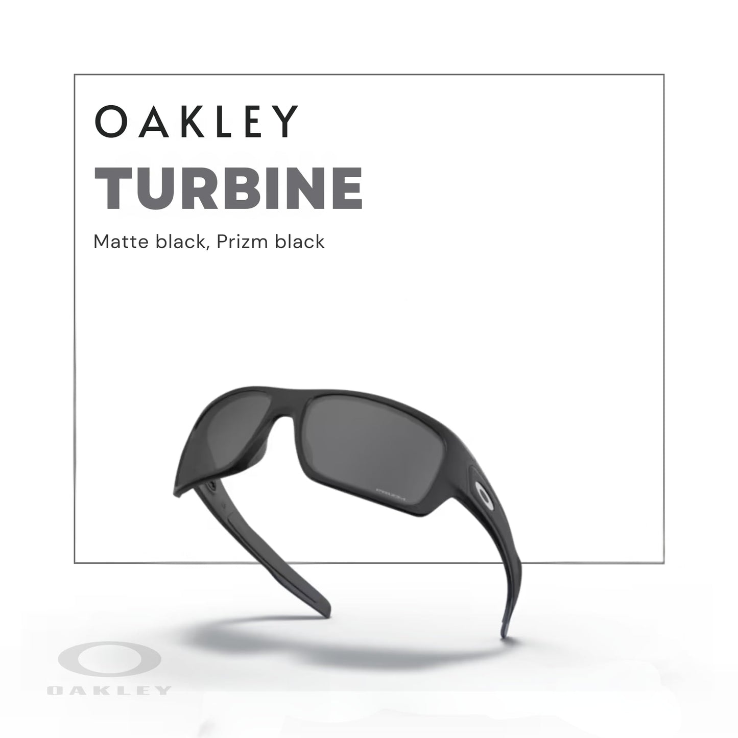 Oakley Turbine OO9263 Rectangular Sunglasses For Men+ BUNDLE Leash + BUNDLE with Designer iWear Eyewear Kit - 7DAY'S